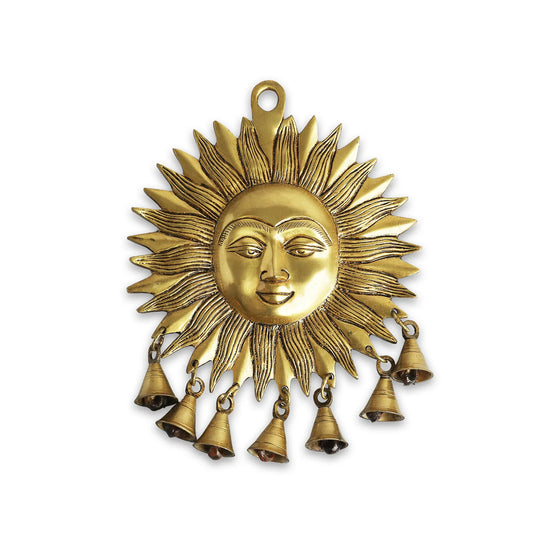 'Sun Lord' Wall Decor Brass Wall Hanging