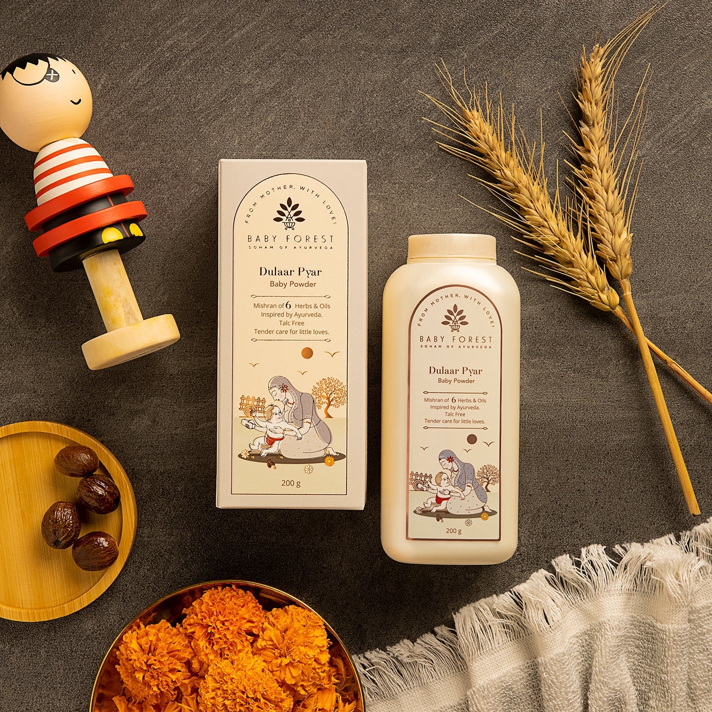 Dulaar Pyar Talc-Free Baby Powder