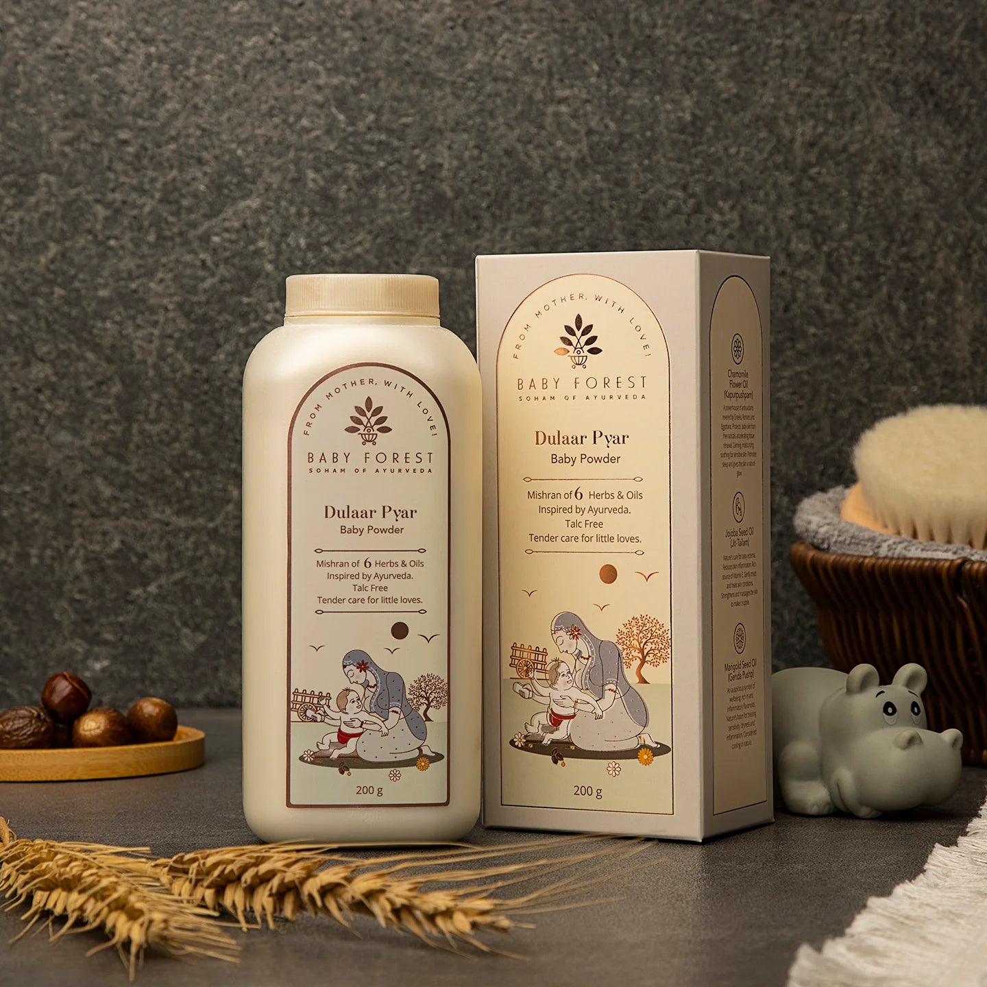 Dulaar Pyar Talc-Free Baby Powder