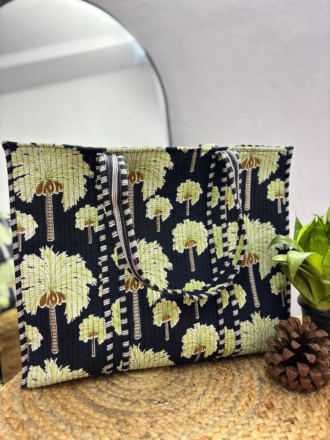 Handcrafted Reversible Tote Bag