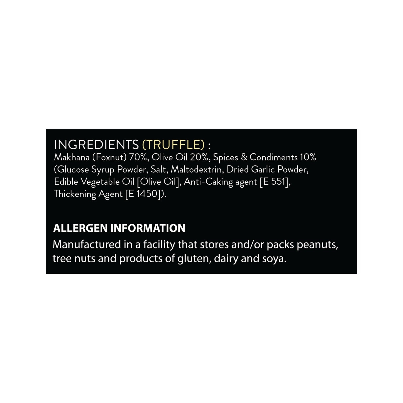 MR. MAKHANA Gourmet Truffle