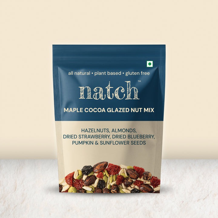 Maple Cocoa Glazed Nut Mix