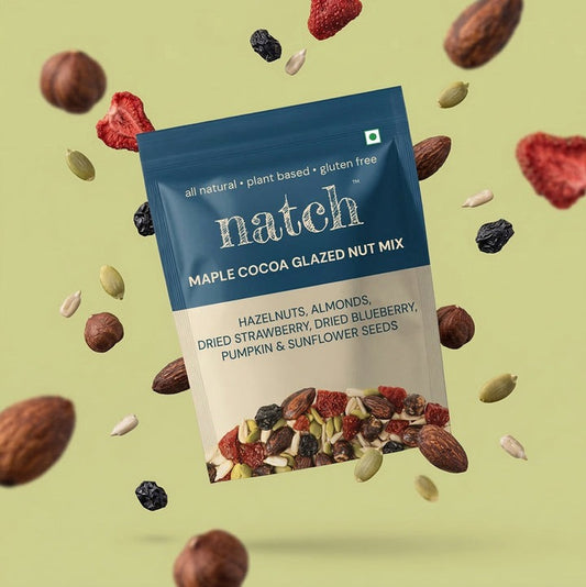 Maple Cocoa Glazed Nut Mix