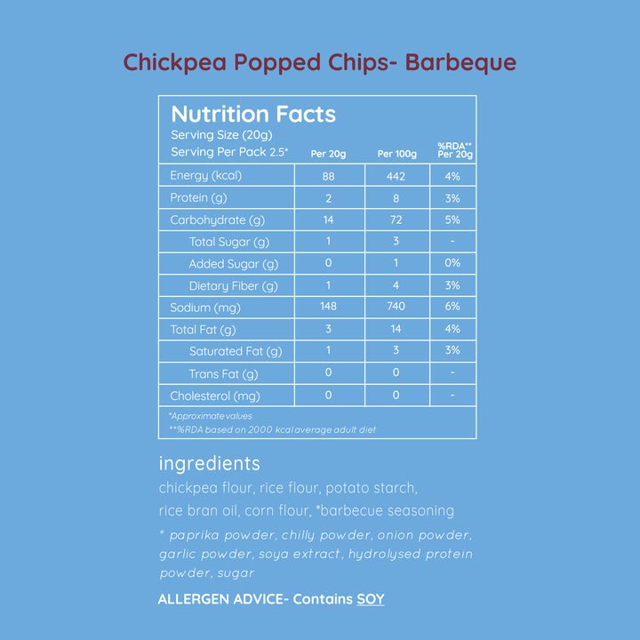 Chickpea Popped Chips