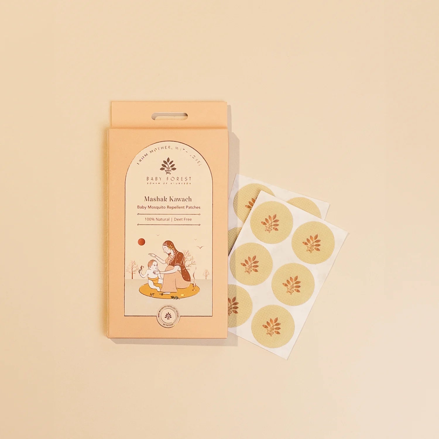 Mashak Kawach Baby Mosquito Repellent Patches