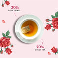 Load image into Gallery viewer, Rose Tea Pyramid Teabags
