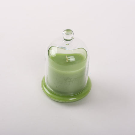 Green Bell Jar Candle