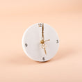 Load image into Gallery viewer, Round Marble Table Top Clock
