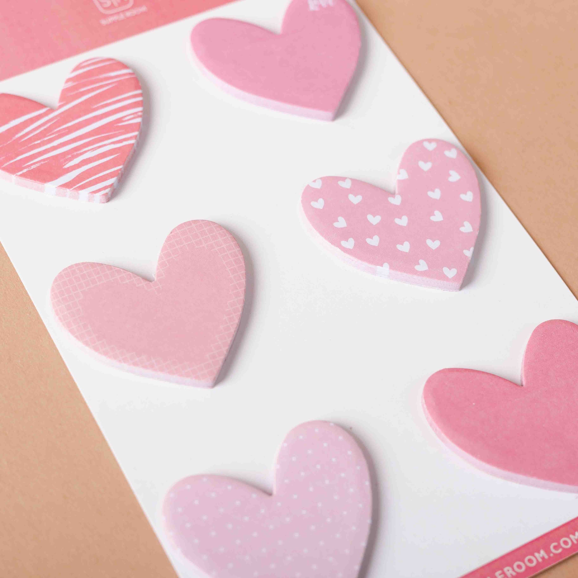 Adorable Mini Heart Sticky Notes