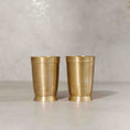 Load image into Gallery viewer, Brass Engraved Glasses (set of 2)

