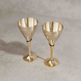 Load image into Gallery viewer, Brass Wine Goblets
