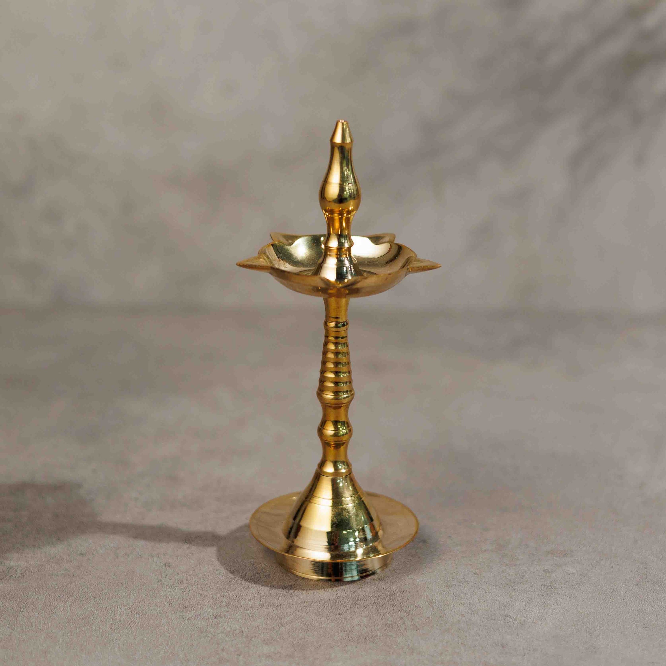 Brass Oil Diya Lamp (4")