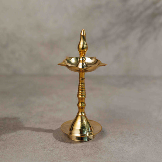 Brass Oil Diya Lamp (4")
