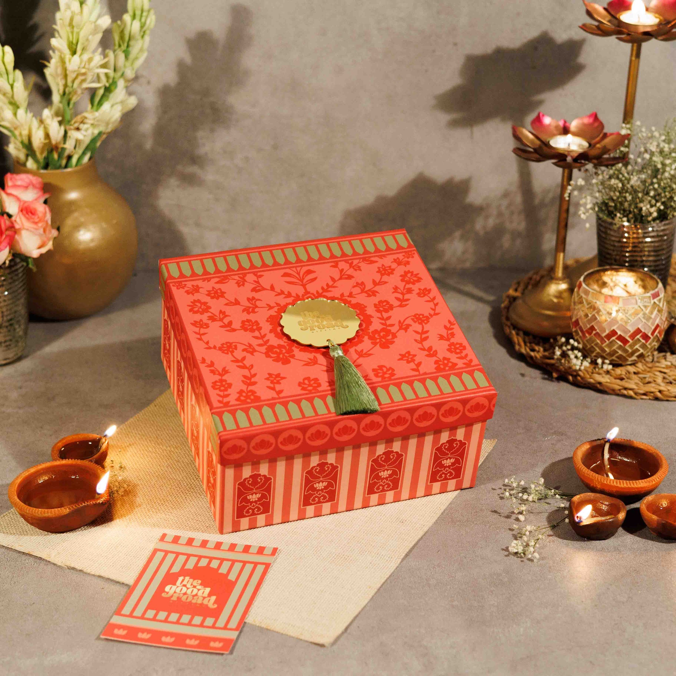 Jharoka Square Gift Box