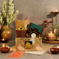 Load image into Gallery viewer, Surahi – Luxury Diwali Gift Hamper with Dry Fruits, Tea Cup & Festive Essentials
