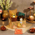 Load image into Gallery viewer, Surahi – Luxury Diwali Gift Hamper with Dry Fruits, Tea Cup & Festive Essentials
