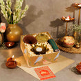Load image into Gallery viewer, Surahi – Luxury Diwali Gift Hamper with Dry Fruits, Tea Cup & Festive Essentials
