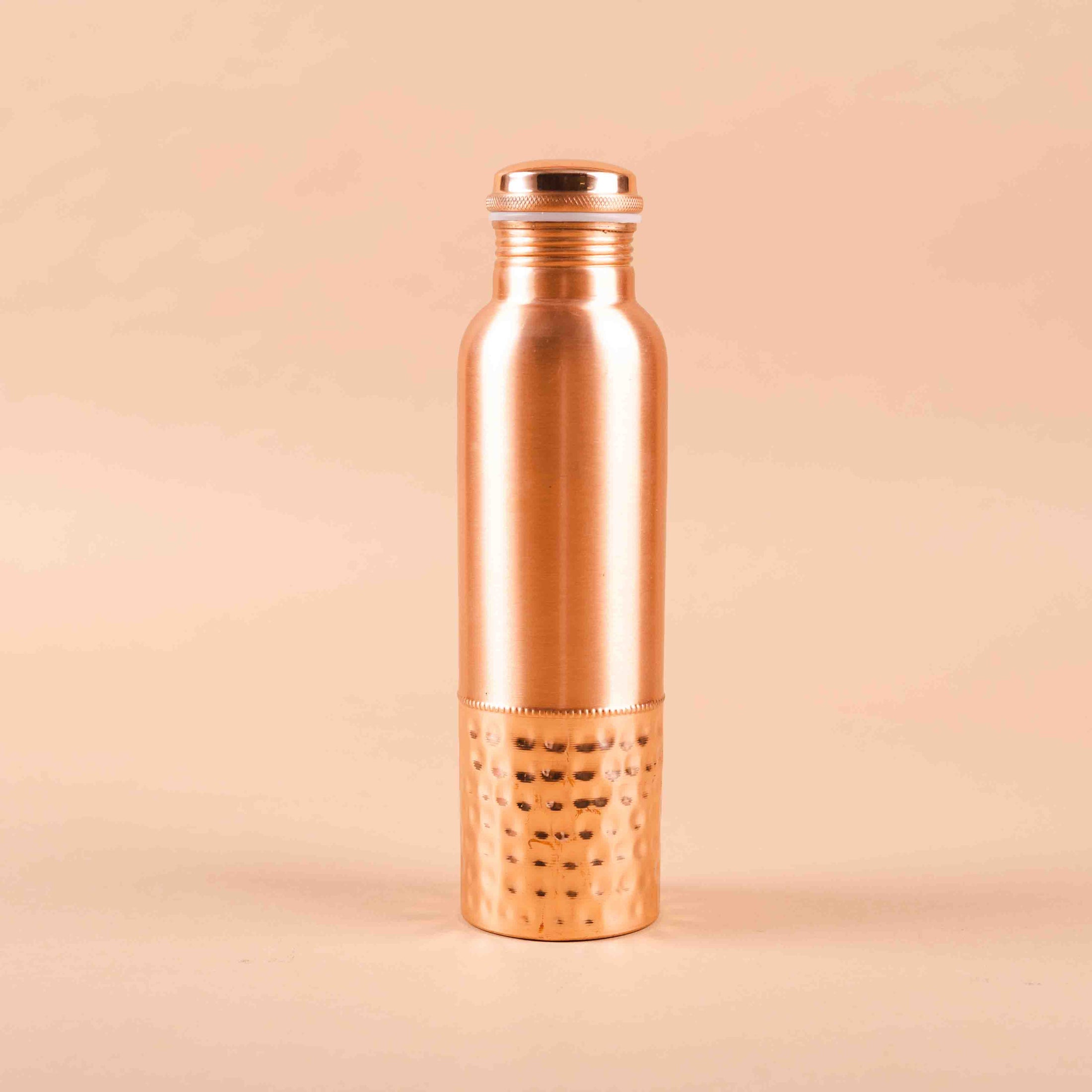 Half Hammered Copper Bottle