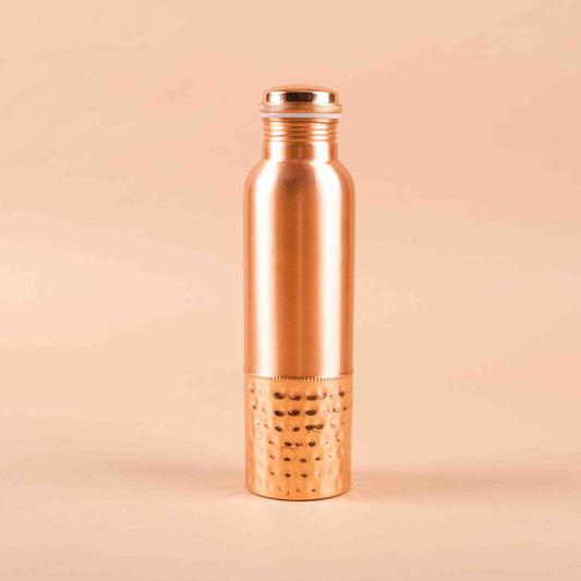 Half Hammered Copper Bottle