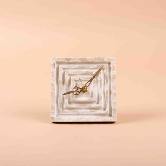 Stone Table Top Clock