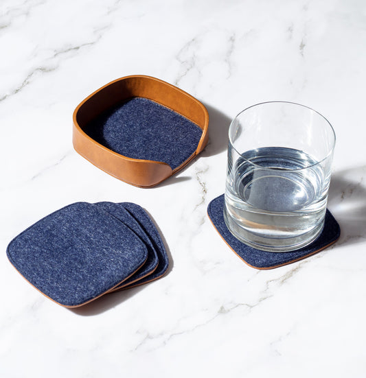 Squircle Felt Coaster Set