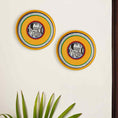 Load image into Gallery viewer, Hand-painted Terracotta Wall Plates (Set of 2)
