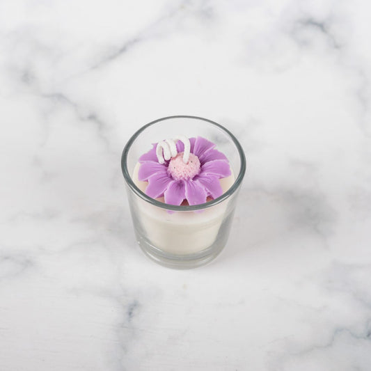 Flower Shot Glass Candle