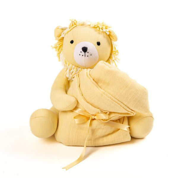 Lion Baby Toy with Blanket