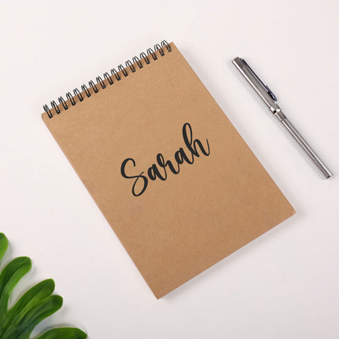 Personalised Spiral Notepad