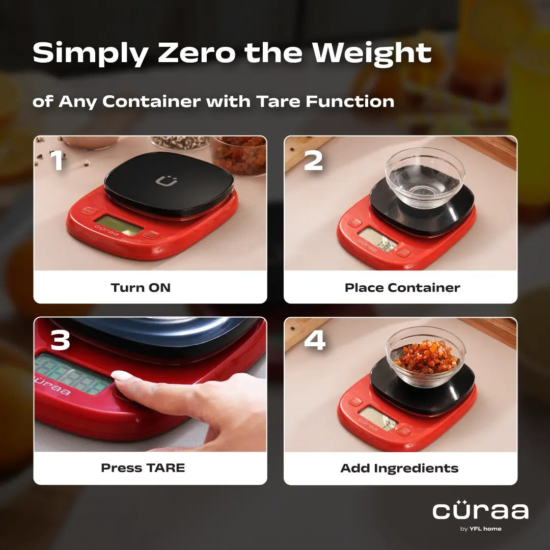 Cüraa Kitchen Weighing Scale