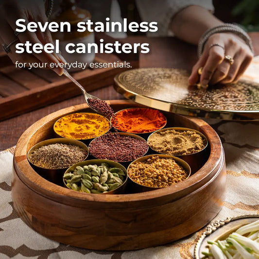 Cüraa Wooden Masala Daani
