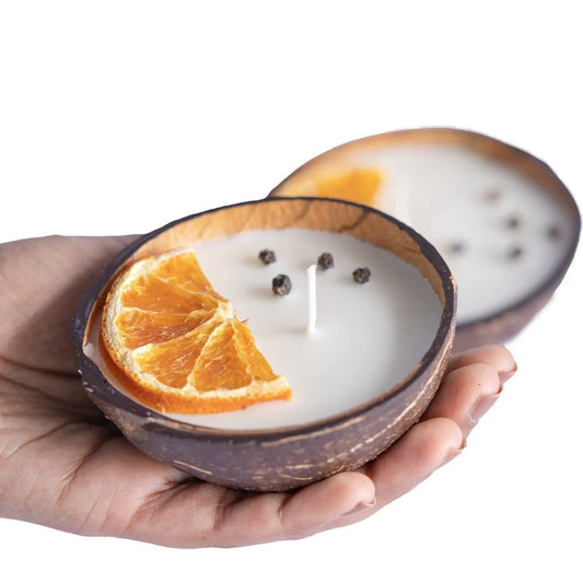 Coconut Shell Candle