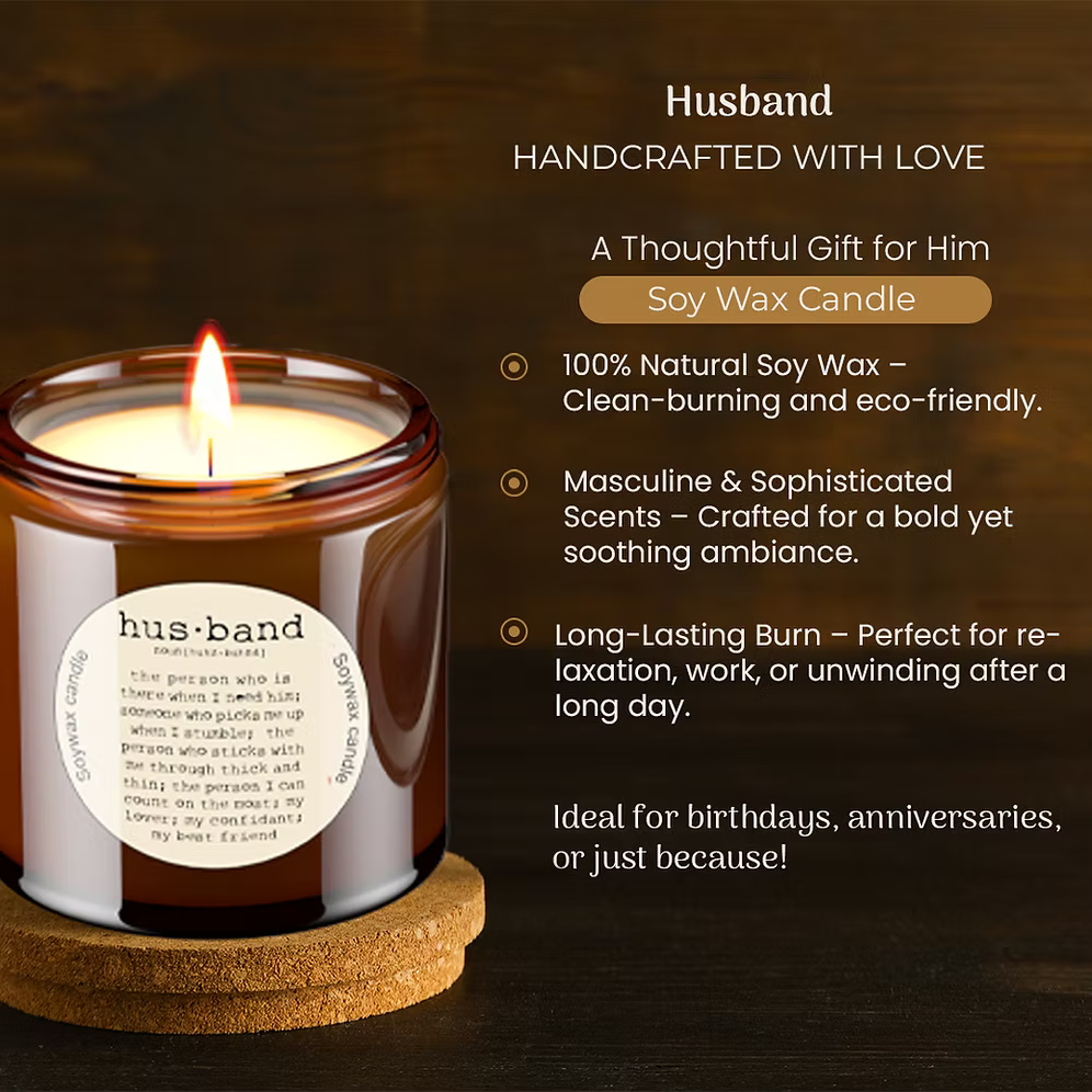 Husband Naturals Scented Candle