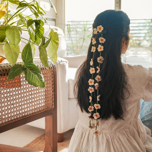 Sitar Flower Hair Accessory