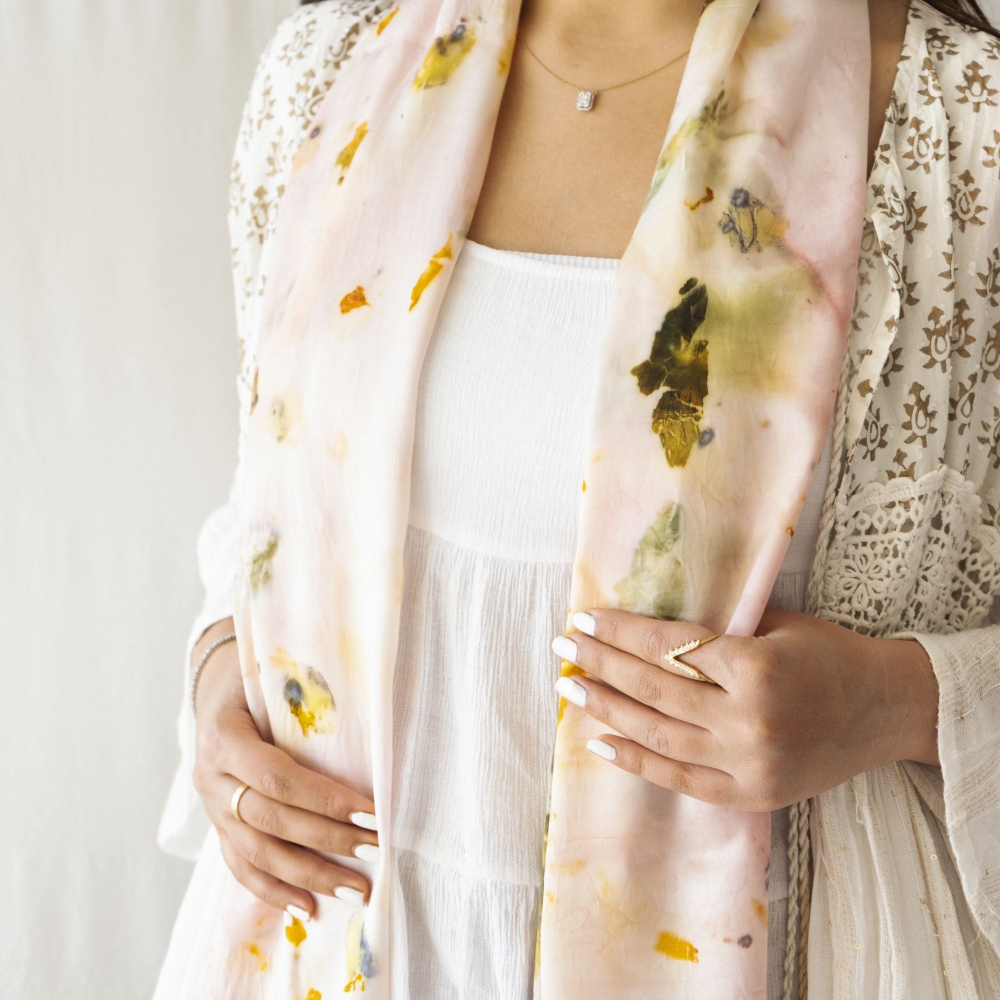 Eco-printed Scarf Box
