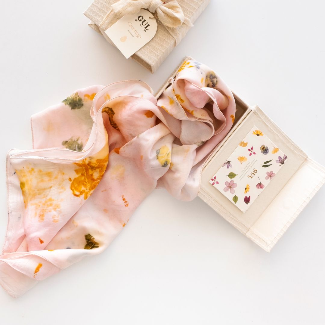 Eco-printed Scarf Box