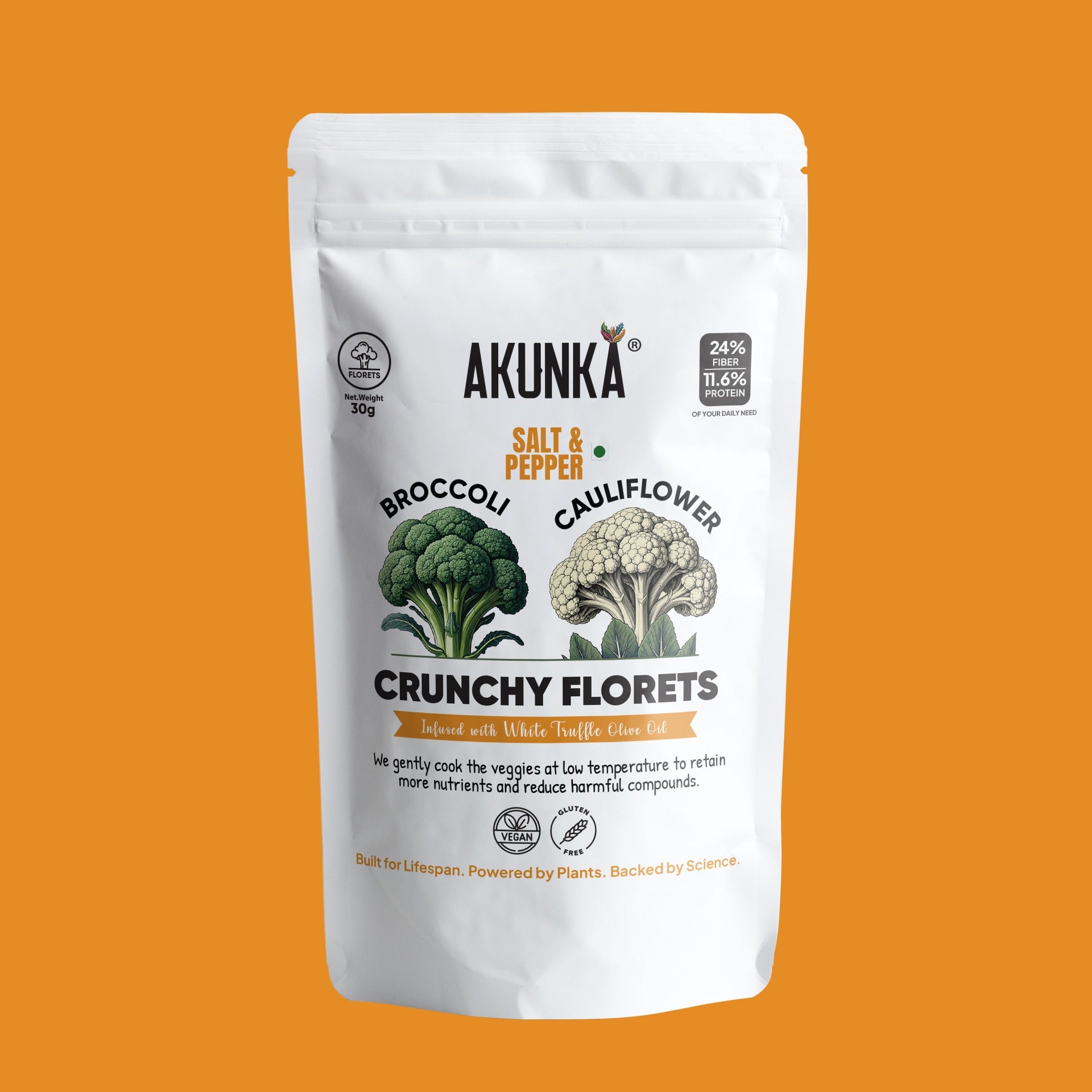 Akunka Vegetable Crisps - Florets