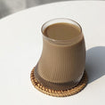 Load image into Gallery viewer, Ribbed Curvy Macchiato Glass
