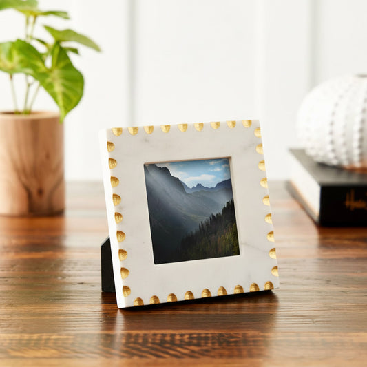 Marble Table-Top Picture Frame