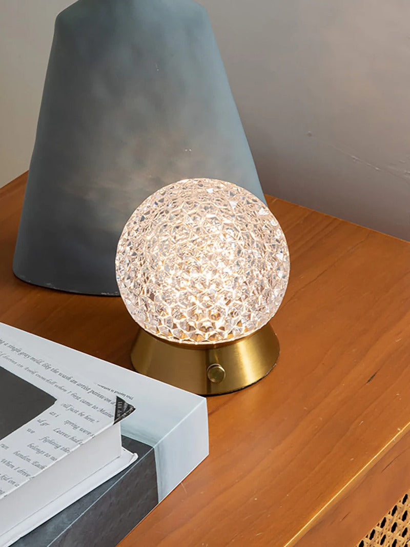 Orb Gold Lamp