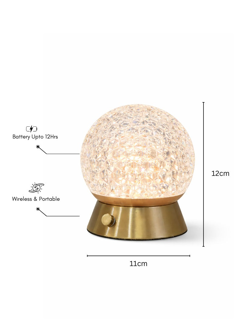 Orb Gold Lamp