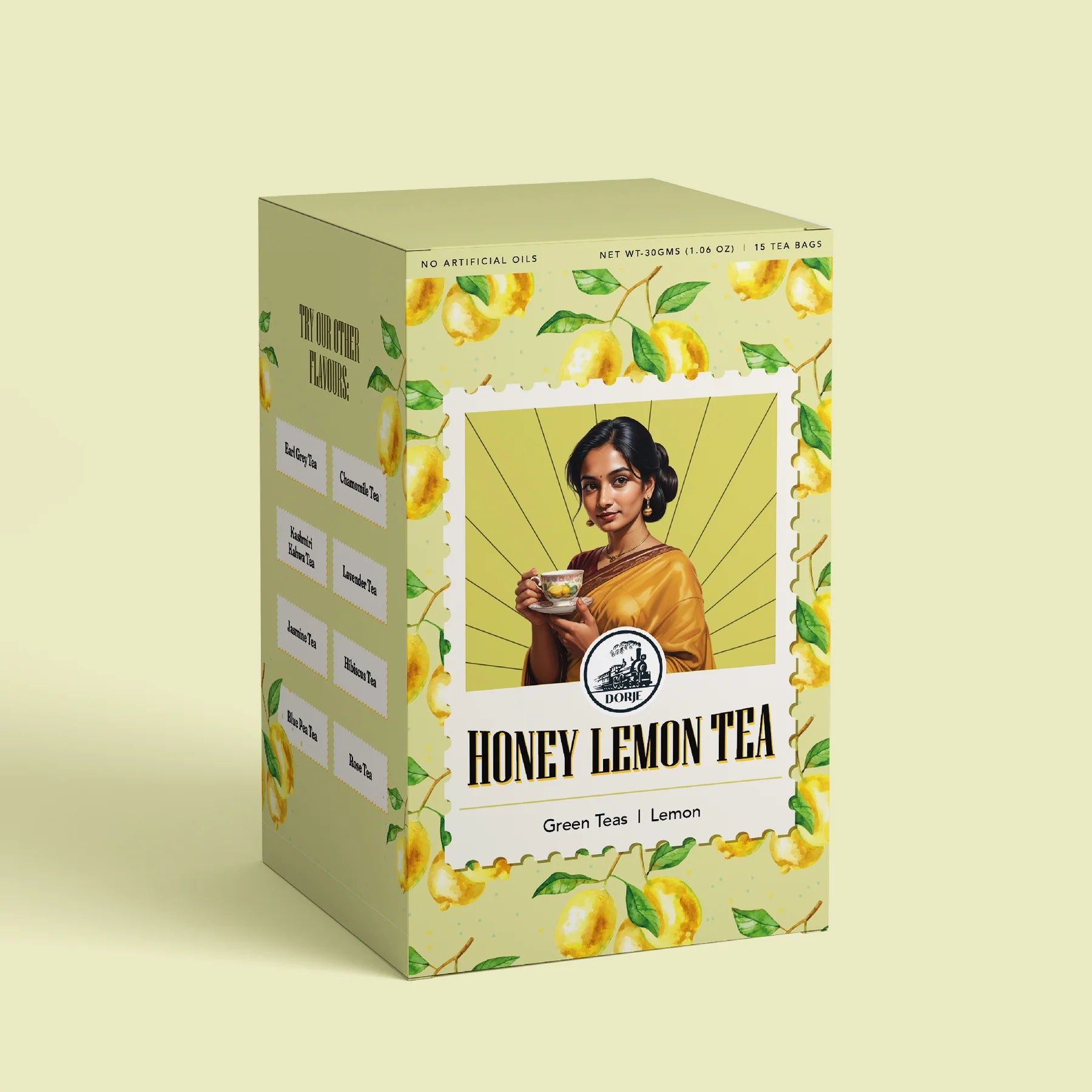 Honey Lemon Tea Pyramid Teabags