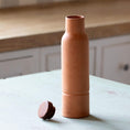 Load image into Gallery viewer, Terracotta Bottle with Wooden Lid
