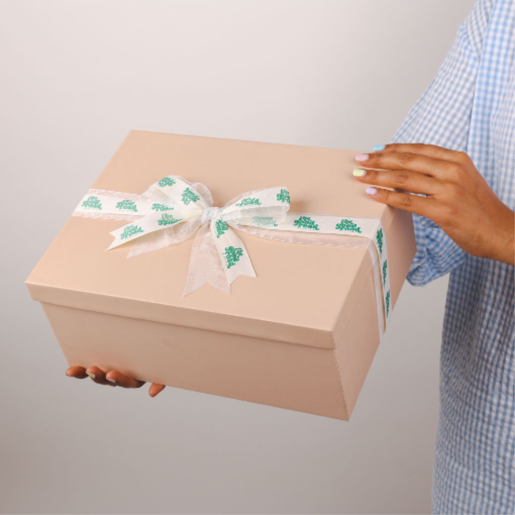 Beige Kappa Box (9.5x9.5x3.5)