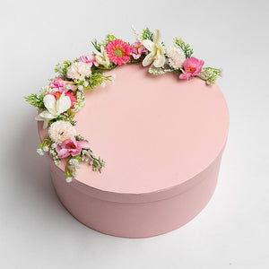 Baby Pink Round Box (Can hold 7 products)
