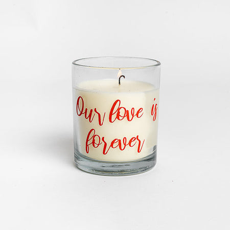 Our Love is Forever Candle