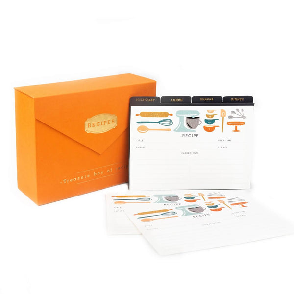 Orange Recipe Box