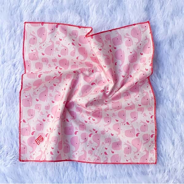 Pink Dolphin Handkerchief